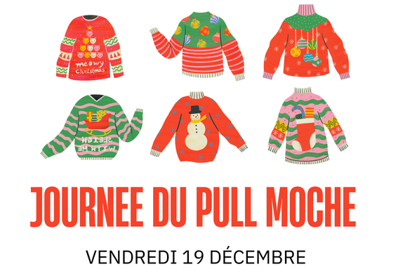 White and Red Minimal Ugly Sweater Christmas Party Poster.png